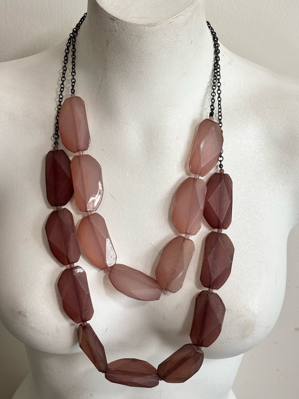 Chunky Layered Maeve Beaded Necklace